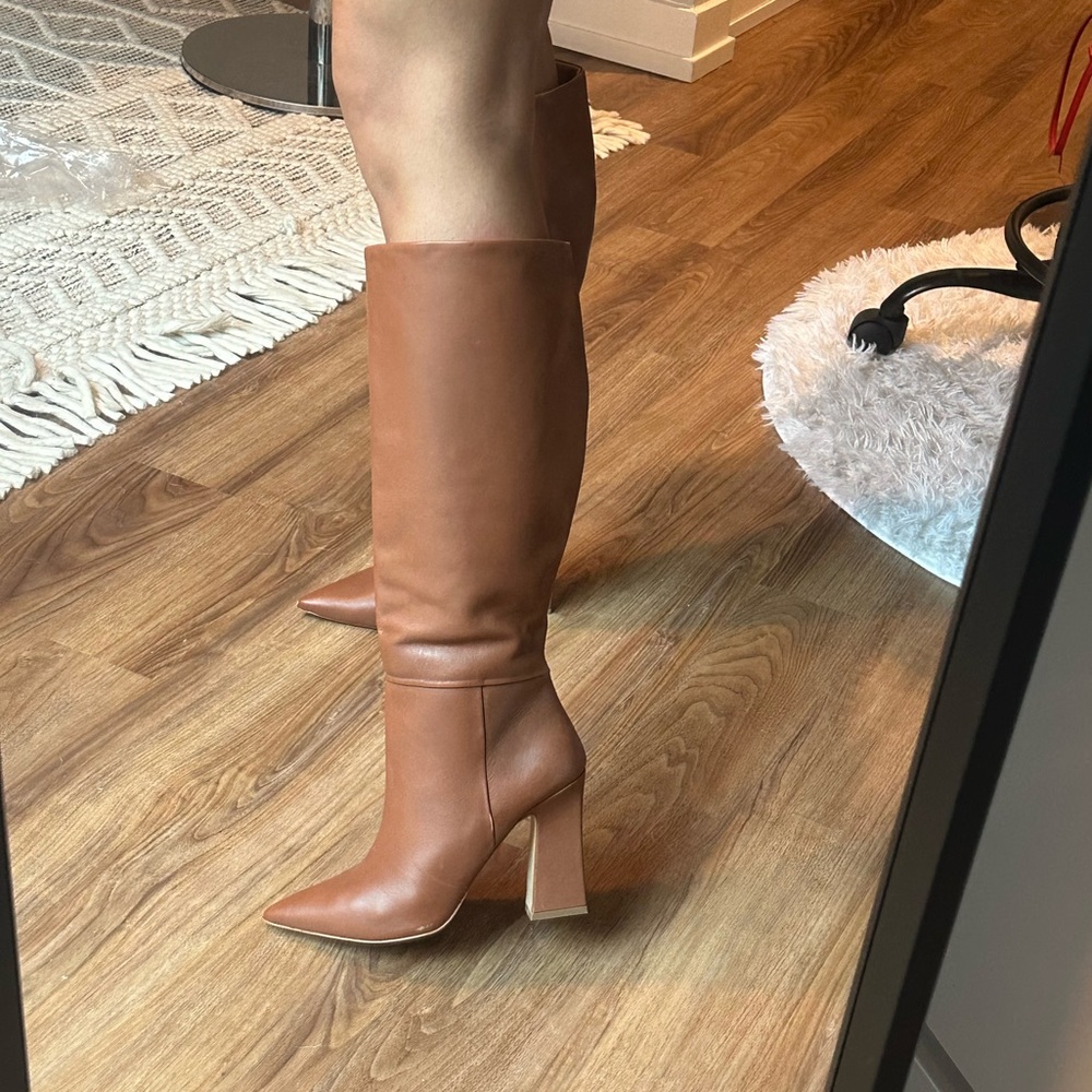 Steve Madden honey brown boots